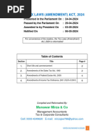 2024-Tax Laws (Amendment) Act, 2024-Reformatted