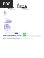 Treino de Habilidades Sociais - . Inpa Instituto de Psicologia Aplicada