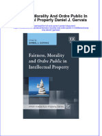 PDF Fairness Morality and Ordre Public in Intellectual Property Daniel J Gervais Ebook Full Chapter