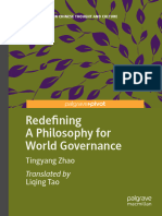 Redefining A Philosophy For World Governance - Tingyang Zhao