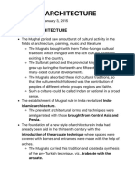 Mughal Architecture - Self Study History