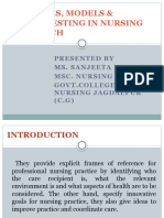 Theories, Models & Using, Testing in Nursing Research