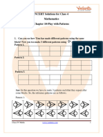 NCERT Solutions For Class 4 Maths Chapter 10 Play With Patterns.