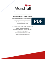 23.11.16 Marshall Trailers Muckspreader Instruction Manual