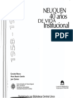 Neuquén 40 Años de Vida Institucional (Blanco, Graciela y Otros)