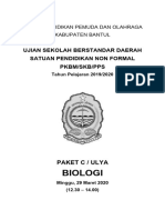 Soal Fix Biologi