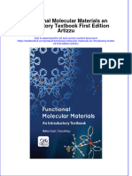 Textbook Functional Molecular Materials An Introductory Textbook First Edition Artizzu Ebook All Chapter PDF