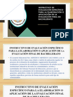 Instructivo de Evaluación Específico para La Elaboración o