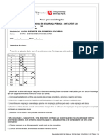 SUPORTE À VIDA E PRIMEIROS SOCORROS - Prova