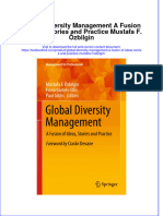 PDF Global Diversity Management A Fusion of Ideas Stories and Practice Mustafa F Ozbilgin Ebook Full Chapter