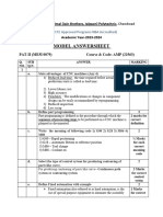 Model Answersheet For Amp Pat2 2023 24