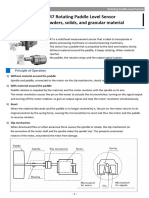 Model R7 Rotating Paddle Level Sensor Ideal For Powders, Solids, and Granular Material