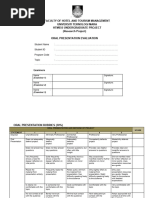 Oral Presentation Rubrics HTM655 Research Project LATEST