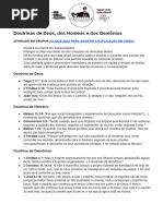 Doutrinas de Deus, de Homens e de Demônios - Um Guia Versículo Por Versículo