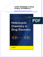 PDF Heterocyclic Chemistry in Drug Discovery 1St Edition Li Ebook Full Chapter