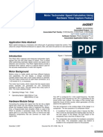 Motor Tachometer Speed Calculation Using Hardware Timer Capture Feature
