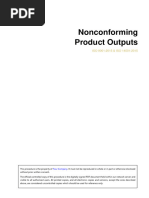 ISO9001+ISO14001 Nonconforming Products Procedure Sample