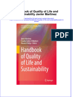 Full Chapter Handbook of Quality of Life and Sustainability Javier Martinez PDF