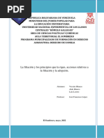 Filiación, Acciones Relativas A La Filiación y La Adopción