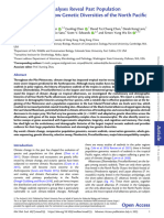 Whole-Genome Analyses Reveal Past Population Fluct