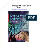 PDF Integrated Science 7Th Edition Bill W Tillery Ebook Full Chapter