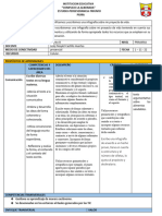 Sesion de Aprendizaje de Comunicacion 15 de Abril