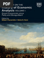 History of Economic Analysis, Volume 1 Great Economists Since Petty and Boisguilbert (Gilbert Faccarello Heinz D. Kurz)