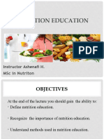 Nutrition Education