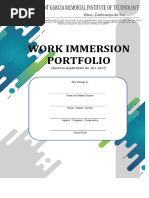 WORK-IMMERSION Portfolio