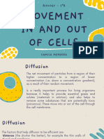 Biology - Unit 3 Movement in Cells