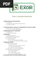 TEMA 2. Funciones Financieras