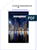 Textbook Management John R Schermerhorn Et Al Ebook All Chapter PDF