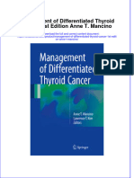 Textbook Management of Differentiated Thyroid Cancer 1St Edition Anne T Mancino Ebook All Chapter PDF