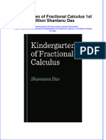 Full Chapter Kindergarten of Fractional Calculus 1St Edition Shantanu Das PDF