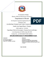 Air Noise Quality Management Plan