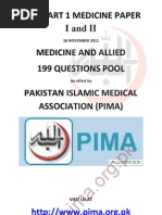 199 Questions-Fcps Part 1 Medicine Paper - PDF 16 November 2011-By Pima