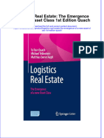 Full Chapter Logistics Real Estate The Emergence of A New Asset Class 1St Edition Quach PDF