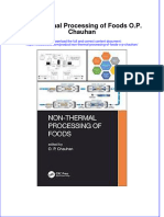 PDF Non Thermal Processing of Foods O P Chauhan Ebook Full Chapter