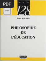 F. Morandi - Philosophie de L'éducation - Col. (AD)