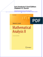 PDF Mathematical Analysis Ii 2Nd Edition Vladimir A Zorich 3 Ebook Full Chapter