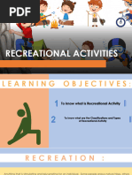 Recreational Activities 1pe104 1