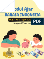 Modul Ajar Bahasa Indonesia Bab7 Kelas 1 Uang