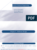 FSeng Chapter 5 - Software Design and System Modeling