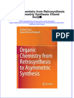 PDF Organic Chemistry From Retrosynthesis To Asymmetric Synthesis Vitomir Sunjic Ebook Full Chapter