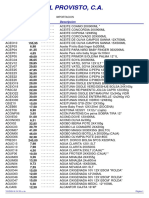 Lista de Precios en Bolivares 07-04-24