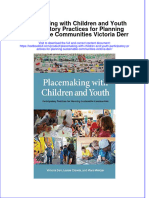 PDF Placemaking With Children and Youth Participatory Practices For Planning Sustainable Communities Victoria Derr Ebook Full Chapter