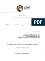 TAREA CONTABILIDAD II Normas Internacionales de Contabilidad NICSP