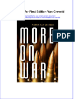 PDF More On War First Edition Van Creveld Ebook Full Chapter