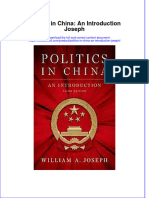 PDF Politics in China An Introduction Joseph Ebook Full Chapter