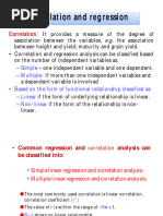 Correlation and Regression